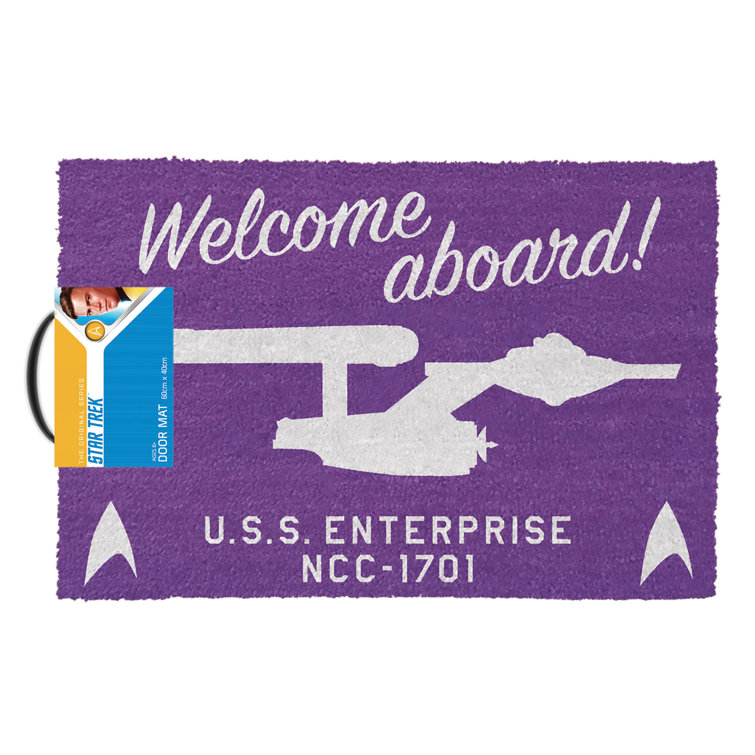 PYramid International Star Trek Aboard! Door Mat Wayfair.co.uk